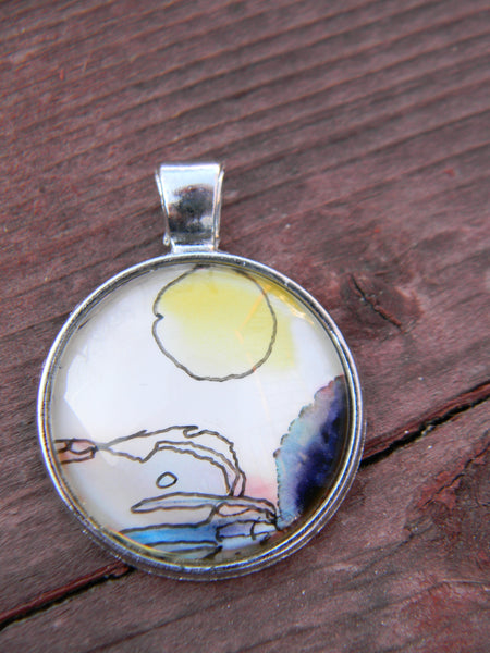 Pendentif oeuvre à porter