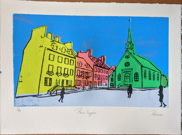 Sérigraphie 2/9, 11X15, papier Artistico