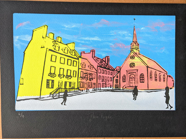Sérigraphie 6/9, 11X15, papier Canson