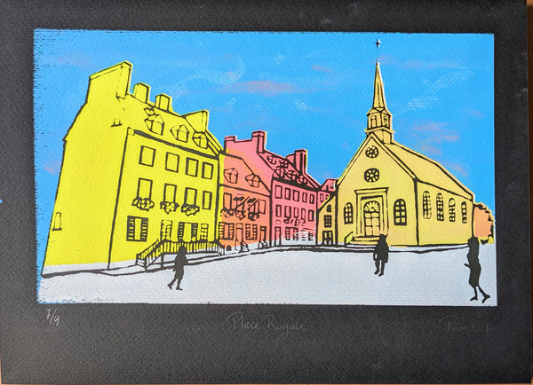 Sérigraphie 7/9, 11X15, papier Canson