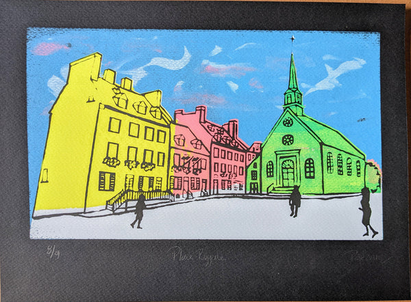 Sérigraphie 8/9, 11X15, papier Canson