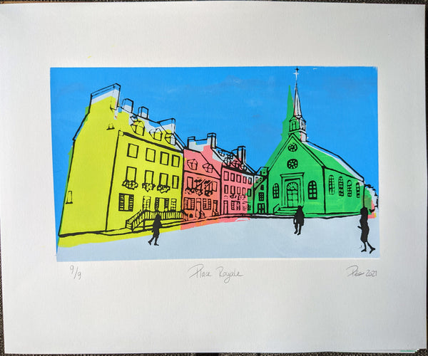 Sérigraphie 9/9, 14X17, bristol